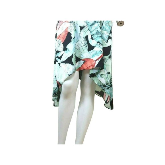 Lauren Conrad Silky Tropical Slip Dress M Midi Floral Beachy Summer New - Picture 8 of 12